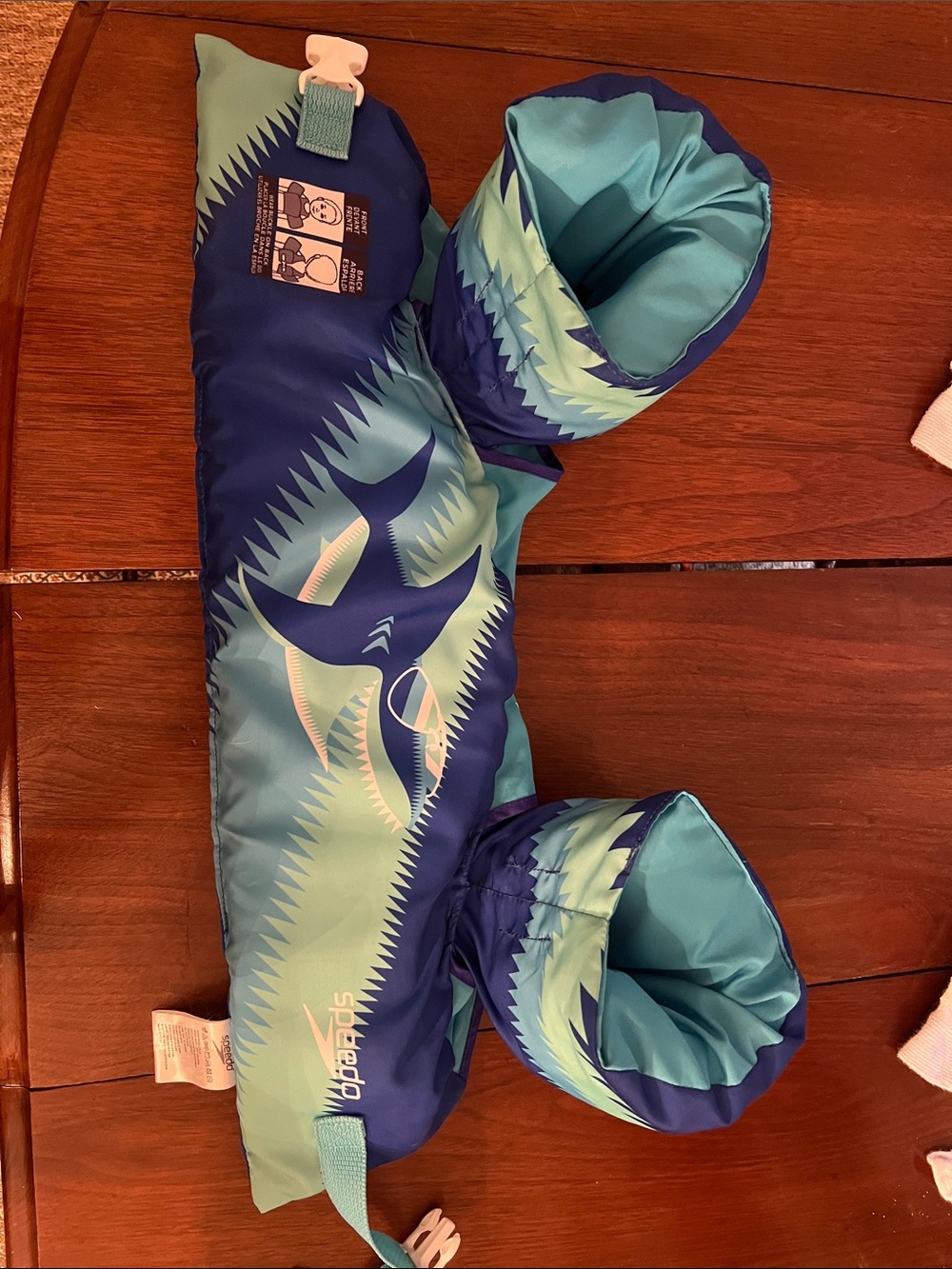 Speedo Kids Swim Float Vest in Blue and Turquoise